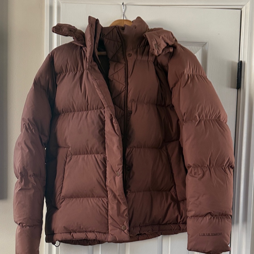 lululemon athletica Brown Puffer Jacket